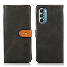 Coque Portefeuille Livre Cuir Etui Clapet N07P pour Motorola Moto G Stylus (2022) 4G Noir