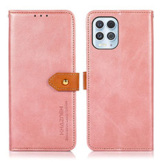 Coque Portefeuille Livre Cuir Etui Clapet N07P pour Motorola Moto G100 5G Rose
