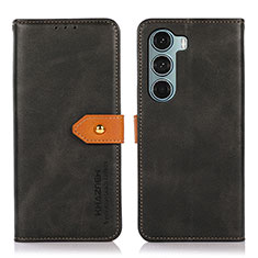 Coque Portefeuille Livre Cuir Etui Clapet N07P pour Motorola Moto G200 5G Noir