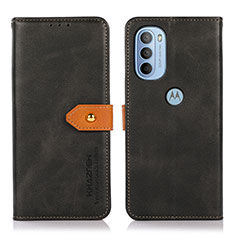 Coque Portefeuille Livre Cuir Etui Clapet N07P pour Motorola Moto G31 Noir
