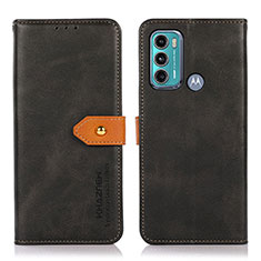 Coque Portefeuille Livre Cuir Etui Clapet N07P pour Motorola Moto G40 Fusion Noir