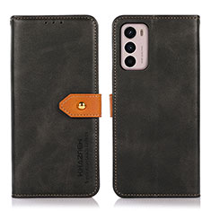 Coque Portefeuille Livre Cuir Etui Clapet N07P pour Motorola Moto G42 Noir