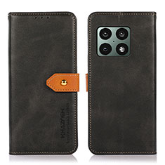 Coque Portefeuille Livre Cuir Etui Clapet N07P pour OnePlus 10 Pro 5G Noir