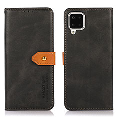 Coque Portefeuille Livre Cuir Etui Clapet N07P pour Samsung Galaxy A12 Nacho Noir