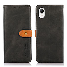 Coque Portefeuille Livre Cuir Etui Clapet N07P pour Samsung Galaxy A23e 5G Noir