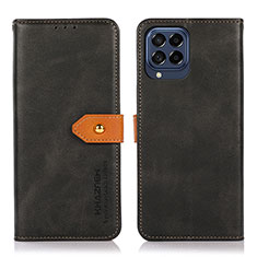 Coque Portefeuille Livre Cuir Etui Clapet N07P pour Samsung Galaxy M53 5G Noir
