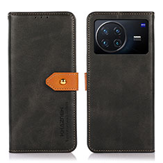 Coque Portefeuille Livre Cuir Etui Clapet N07P pour Vivo X Note Noir
