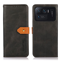 Coque Portefeuille Livre Cuir Etui Clapet N07P pour Xiaomi Mi 11 Ultra 5G Noir