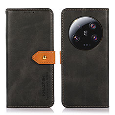Coque Portefeuille Livre Cuir Etui Clapet N07P pour Xiaomi Mi 13 Ultra 5G Noir