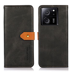 Coque Portefeuille Livre Cuir Etui Clapet N07P pour Xiaomi Mi 13T Pro 5G Noir
