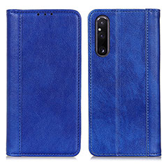 Coque Portefeuille Livre Cuir Etui Clapet N08P pour Sony Xperia 1 V Bleu