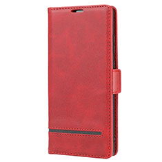 Coque Portefeuille Livre Cuir Etui Clapet N11 pour Samsung Galaxy Note 20 5G Rouge