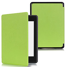 Coque Portefeuille Livre Cuir Etui Clapet pour Amazon Kindle Paperwhite 6 inch Vert