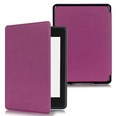 Coque Portefeuille Livre Cuir Etui Clapet pour Amazon Kindle Paperwhite 6 inch Violet