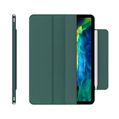 Coque Portefeuille Livre Cuir Etui Clapet pour Apple iPad Pro 12.9 (2020) Vert