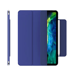 Coque Portefeuille Livre Cuir Etui Clapet pour Apple iPad Pro 12.9 (2021) Bleu