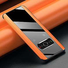 Coque Portefeuille Livre Cuir Etui Clapet pour Huawei Honor 60 SE 5G Orange