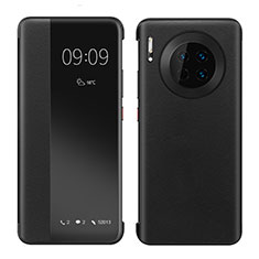 Coque Portefeuille Livre Cuir Etui Clapet pour Huawei Mate 30E Pro 5G Noir