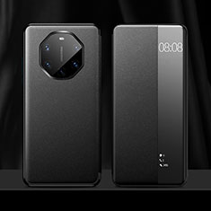 Coque Portefeuille Livre Cuir Etui Clapet pour Huawei Mate 40 RS Noir