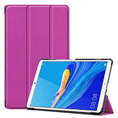 Coque Portefeuille Livre Cuir Etui Clapet pour Huawei MediaPad M6 8.4 Violet