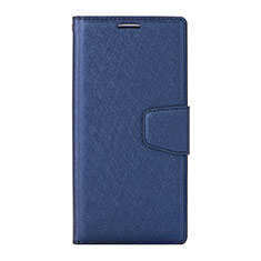 Coque Portefeuille Livre Cuir Etui Clapet pour Huawei P20 Lite Bleu