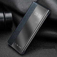 Coque Portefeuille Livre Cuir Etui Clapet pour Huawei P40 Pro+ Plus Bleu