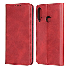 Coque Portefeuille Livre Cuir Etui Clapet pour Huawei Y7p Rouge