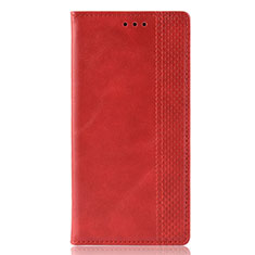 Coque Portefeuille Livre Cuir Etui Clapet pour Motorola Moto G Pro Rouge