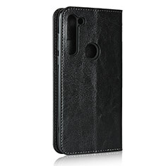 Coque Portefeuille Livre Cuir Etui Clapet pour Motorola Moto G8 Power Noir