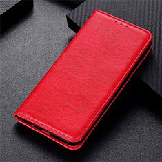 Coque Portefeuille Livre Cuir Etui Clapet pour Motorola Moto G9 Power Rouge