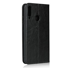Coque Portefeuille Livre Cuir Etui Clapet pour Samsung Galaxy A20s Noir