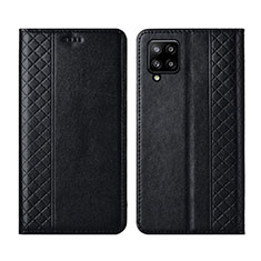 Coque Portefeuille Livre Cuir Etui Clapet pour Samsung Galaxy A42 5G Noir