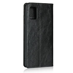 Coque Portefeuille Livre Cuir Etui Clapet pour Samsung Galaxy A51 4G Noir