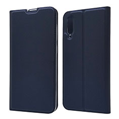 Coque Portefeuille Livre Cuir Etui Clapet pour Samsung Galaxy A90 5G Bleu