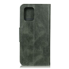 Coque Portefeuille Livre Cuir Etui Clapet pour Samsung Galaxy A91 Vert