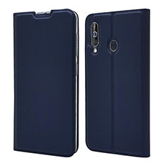 Coque Portefeuille Livre Cuir Etui Clapet pour Samsung Galaxy M40 Bleu
