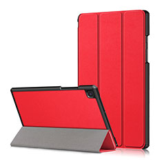 Coque Portefeuille Livre Cuir Etui Clapet pour Samsung Galaxy Tab A7 Wi-Fi 10.4 SM-T500 Rouge