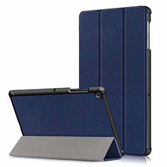 Coque Portefeuille Livre Cuir Etui Clapet pour Samsung Galaxy Tab S5e Wi-Fi 10.5 SM-T720 Bleu