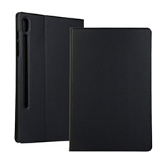 Coque Portefeuille Livre Cuir Etui Clapet pour Samsung Galaxy Tab S6 10.5 SM-T860 Noir