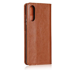 Coque Portefeuille Livre Cuir Etui Clapet pour Sony Xperia 10 II Orange