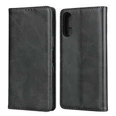 Coque Portefeuille Livre Cuir Etui Clapet pour Sony Xperia L4 Noir