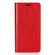 Coque Portefeuille Livre Cuir Etui Clapet pour Sony Xperia XZ2 Rouge