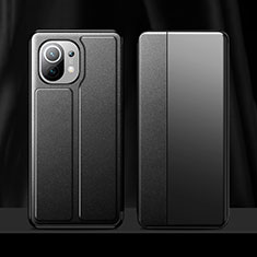 Coque Portefeuille Livre Cuir Etui Clapet pour Xiaomi Mi 11 5G Noir