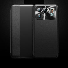 Coque Portefeuille Livre Cuir Etui Clapet pour Xiaomi Mi 11 Ultra 5G Noir