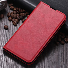 Coque Portefeuille Livre Cuir Etui Clapet pour Xiaomi Mi Note 10 Rouge