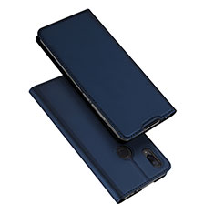 Coque Portefeuille Livre Cuir Etui Clapet pour Xiaomi Redmi Note 7 Pro Bleu