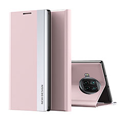 Coque Portefeuille Livre Cuir Etui Clapet Q01H pour Xiaomi Mi 10i 5G Or Rose