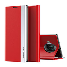 Coque Portefeuille Livre Cuir Etui Clapet Q01H pour Xiaomi Mi 10T Lite 5G Rouge