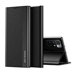 Coque Portefeuille Livre Cuir Etui Clapet Q01H pour Xiaomi Redmi 10 (2022) Noir