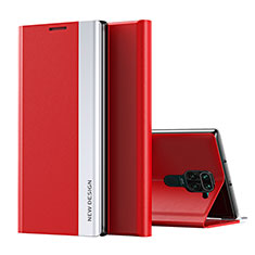 Coque Portefeuille Livre Cuir Etui Clapet Q01H pour Xiaomi Redmi 10X 4G Rouge